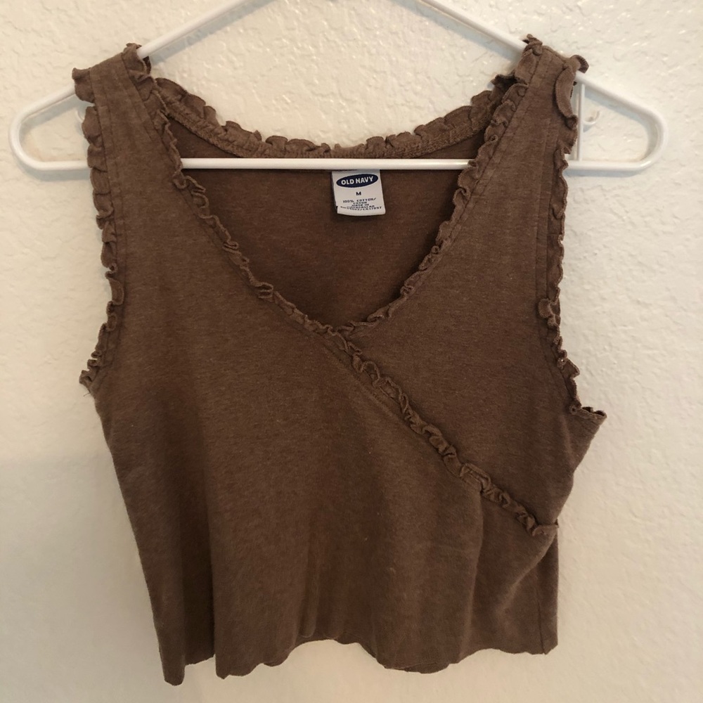 ruffled y2k crop top